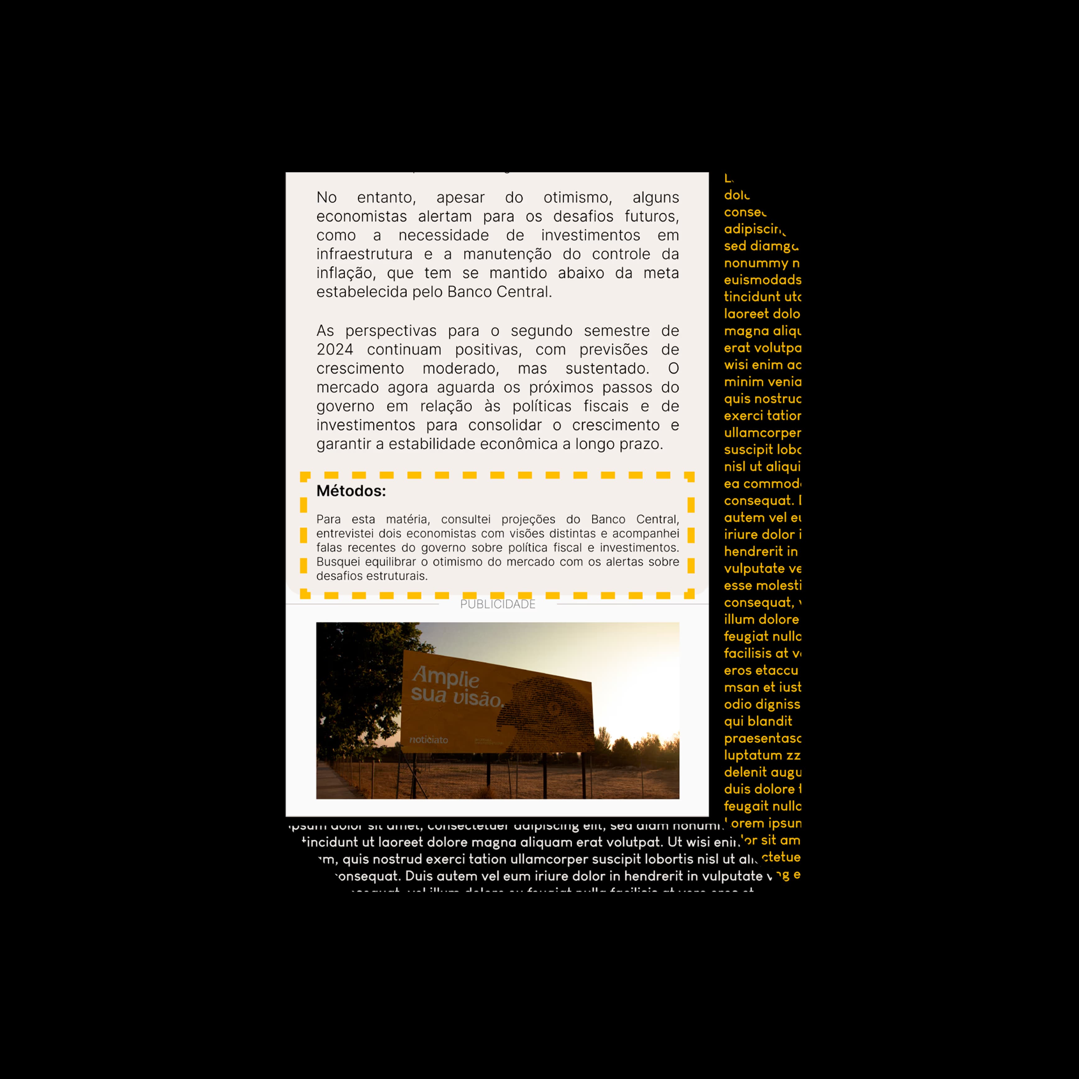 Imagem que representa processos de apuração jornalística.