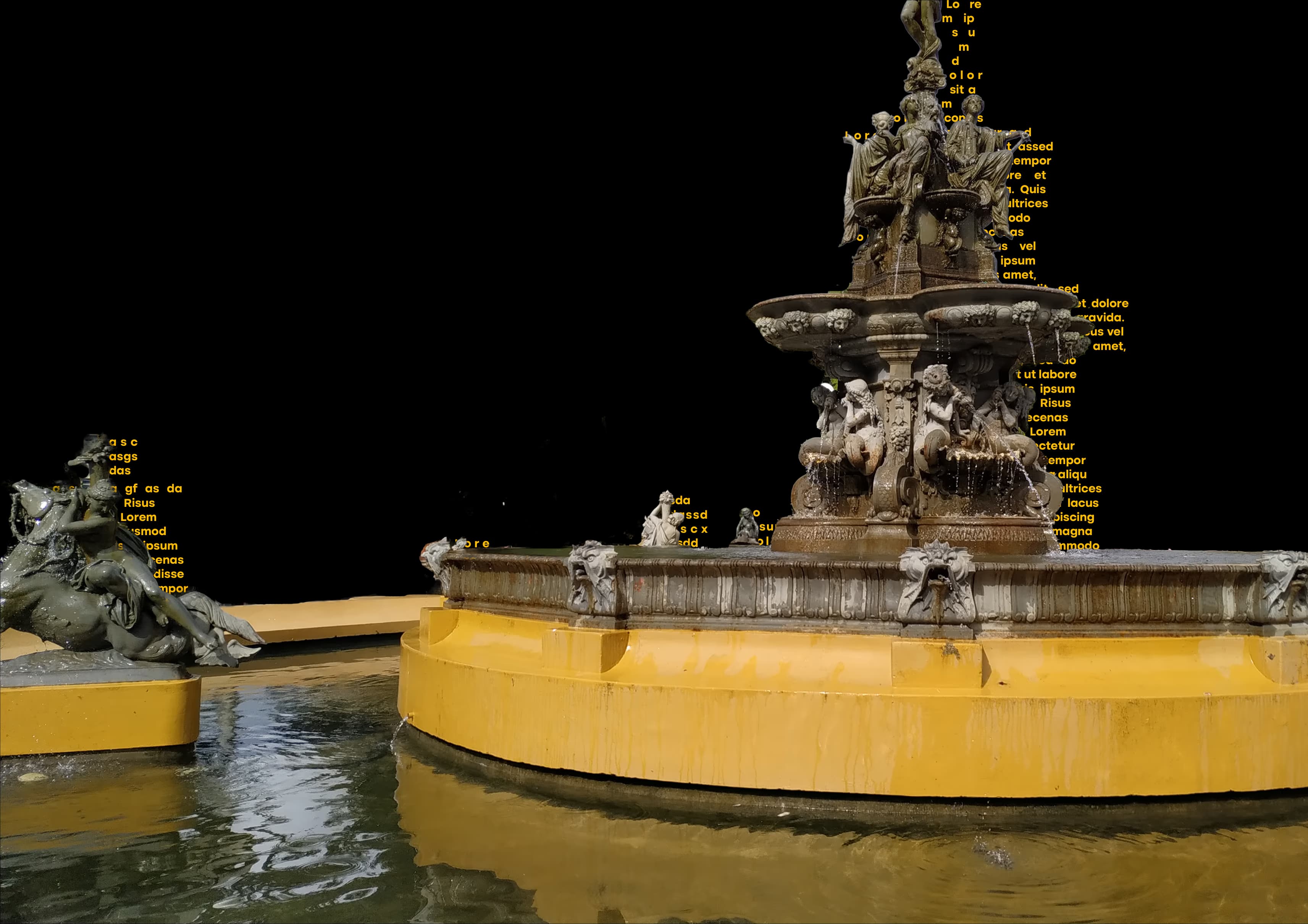 Imagem da Fonte das Nereidas em Pelotas.