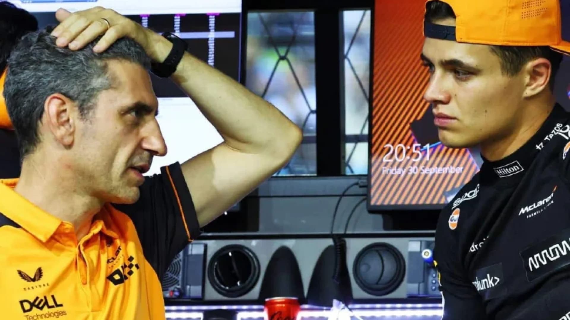 Imagem de capa da notícia: Andrea Stella admite que McLaren busca resolver problema de pitstops longos
