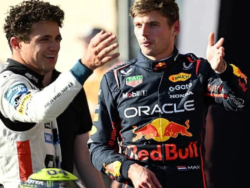 Imagem de capa da notícia: Verstappen e Norris diminuem vantagem de Piastri após GP dos EUA
