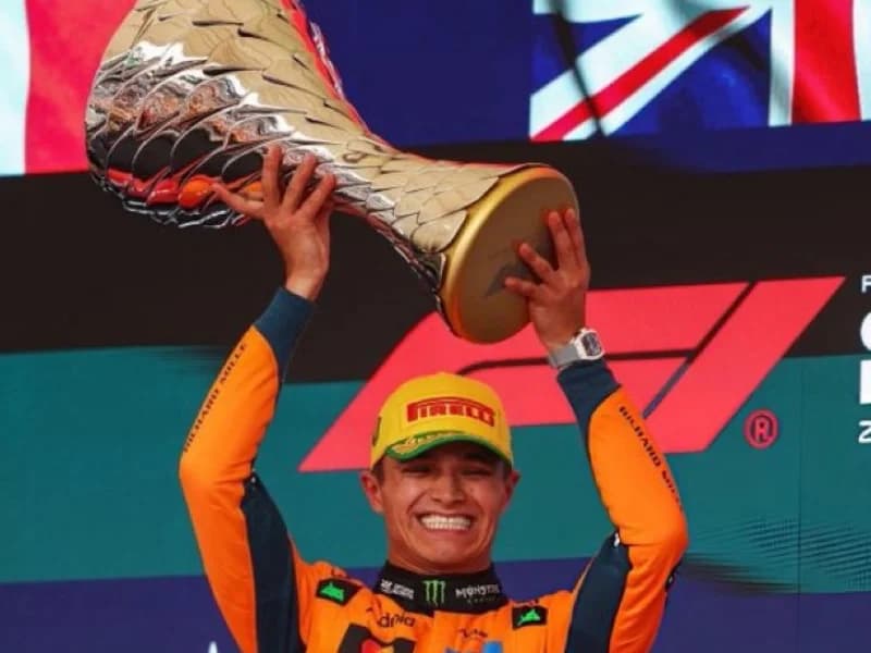 Imagem de capa da notícia: De P1 a P1 o fim de semana inteiro, Lando Norris leva quatro troféus para casa