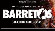 Imagem de capa da notícia: Confira a programação de shows da Festa do Peão de Boiadeiro de Barretos de 2026