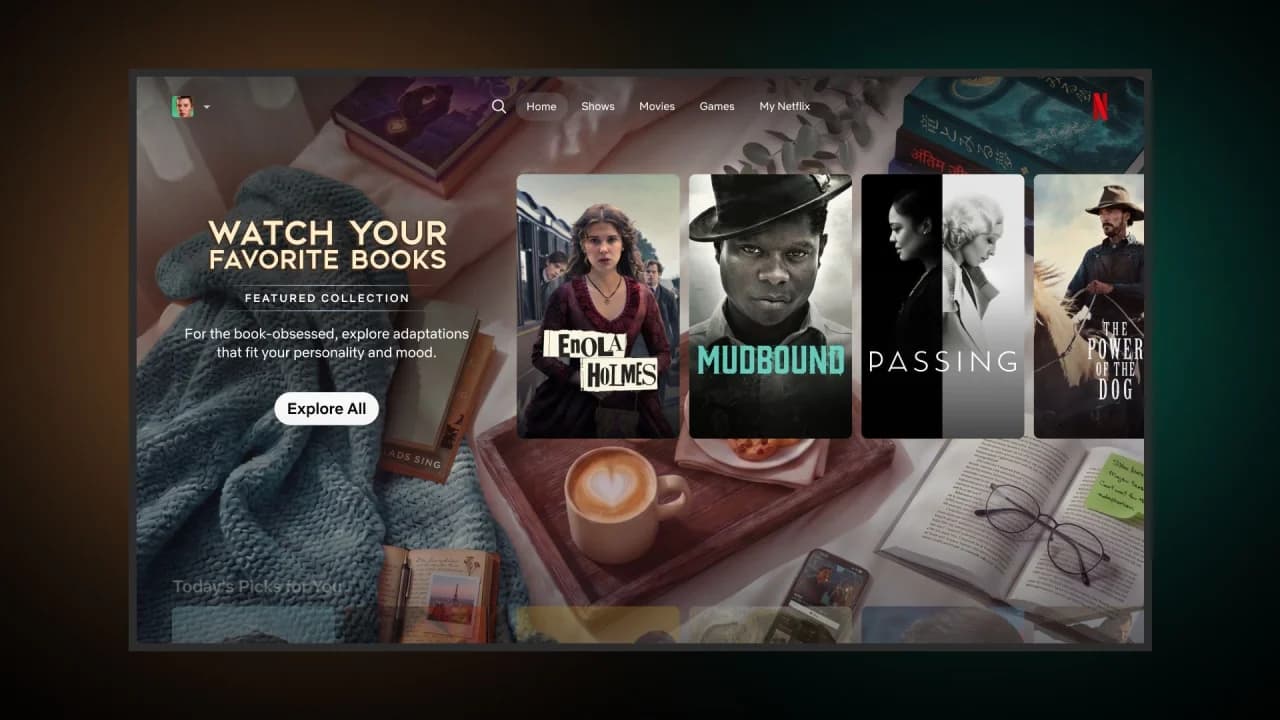 Netflix anuncia seção de adaptações literárias organizada por gêneros e tipos de leitores